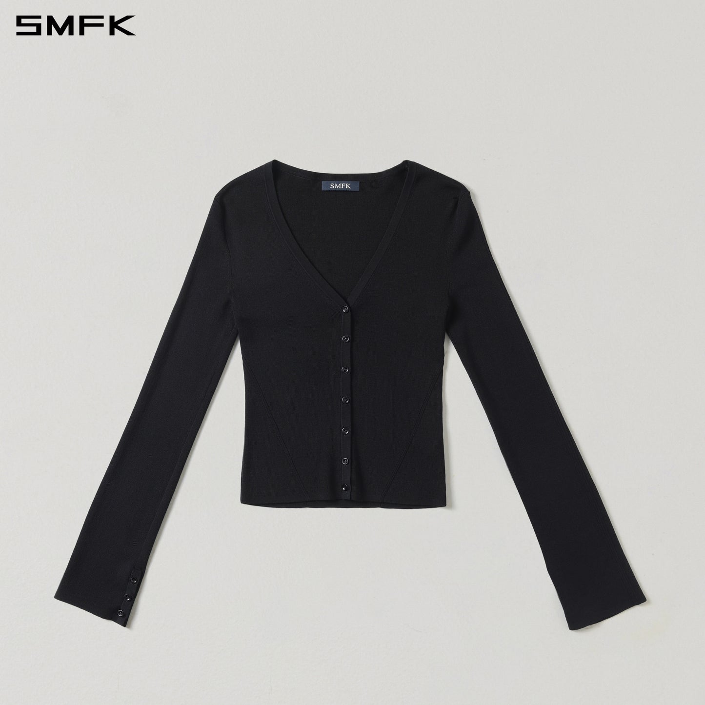 MYTH SIREN EVENING SLIM KNIT CARDIGAN/TENCEL+SILK