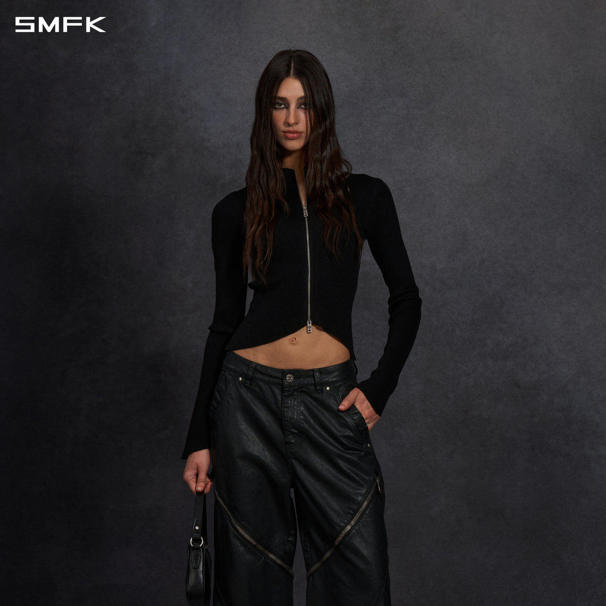MYTH AEOLUS EVENING SLIM COLLAR KNIT JACKET/TENCEL+SILK
