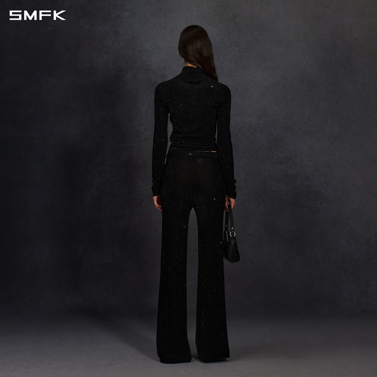 MYTH AEOLUS GALAXY EVENING SLIM COLLAR KNIT JACKET/STARRY VELVET