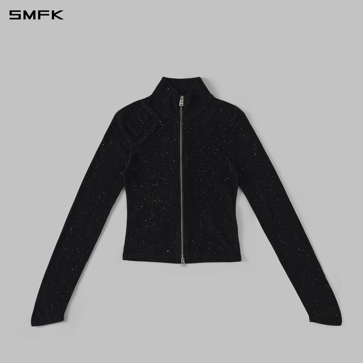 MYTH AEOLUS GALAXY EVENING SLIM COLLAR KNIT JACKET/STARRY VELVET