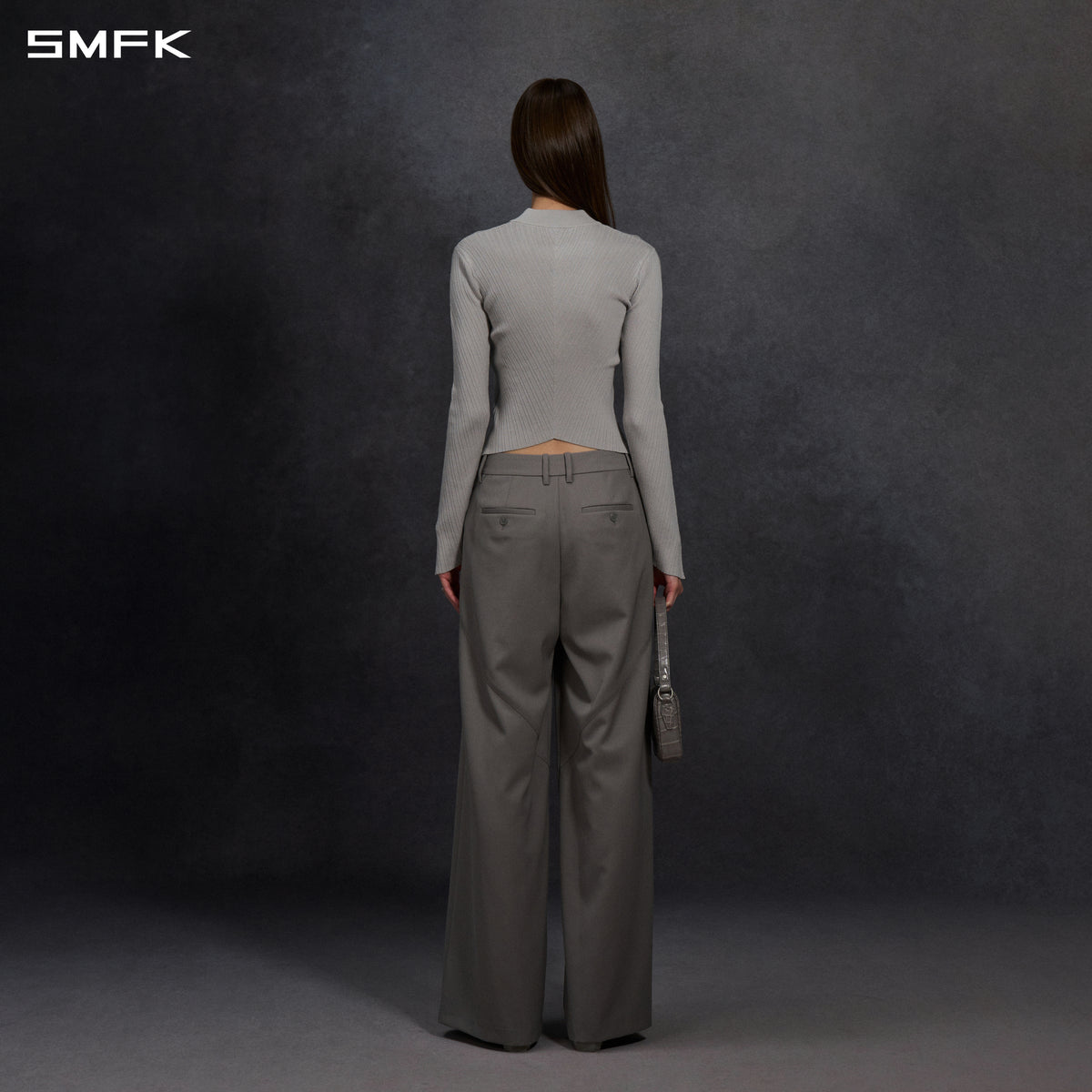 MYTH AEOLUS EVENING SLIM COLLAR KNIT JACKET/TENCEL+SILK