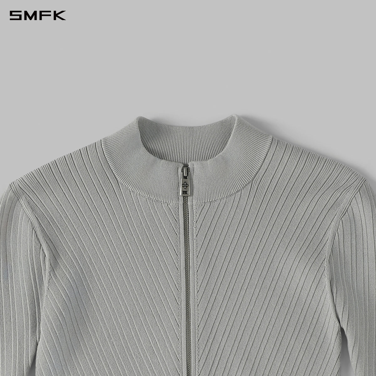 MYTH AEOLUS EVENING SLIM COLLAR KNIT JACKET/TENCEL+SILK