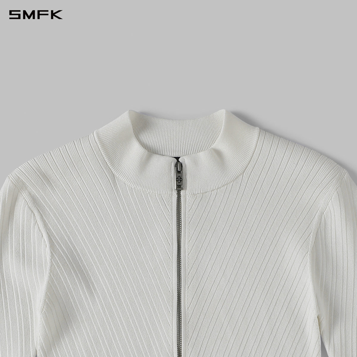 MYTH AEOLUS EVENING SLIM COLLAR KNIT JACKET/TENCEL+SILK
