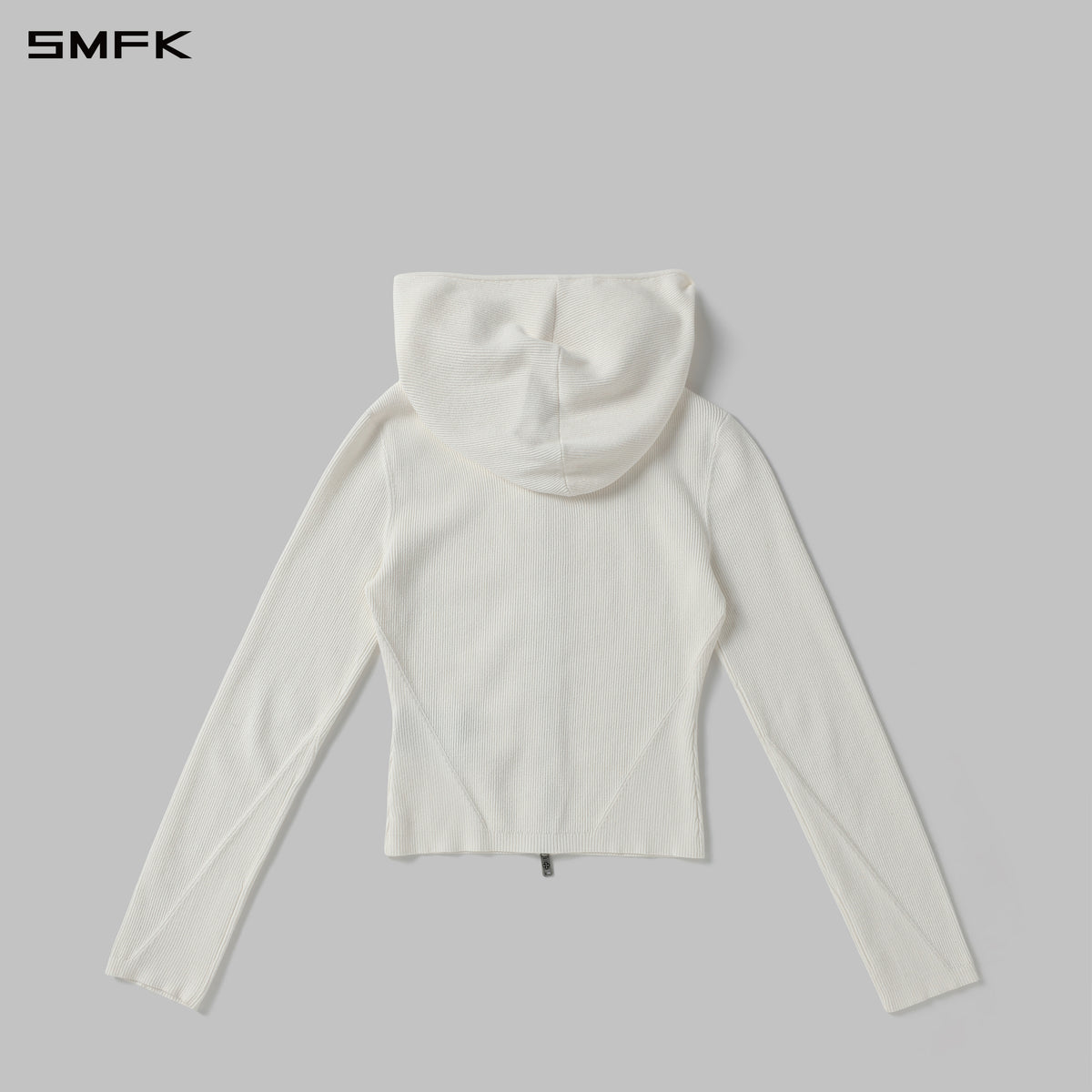 MYTH AEOLUS AURORA SLIM KNIT HOODED JACKET/LS-COTTON/COLD DYE
