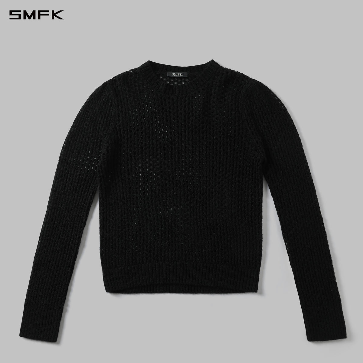 MUSE LOOSE MESH SWEATER/ALPACA FIBER+WOOL+NYLON