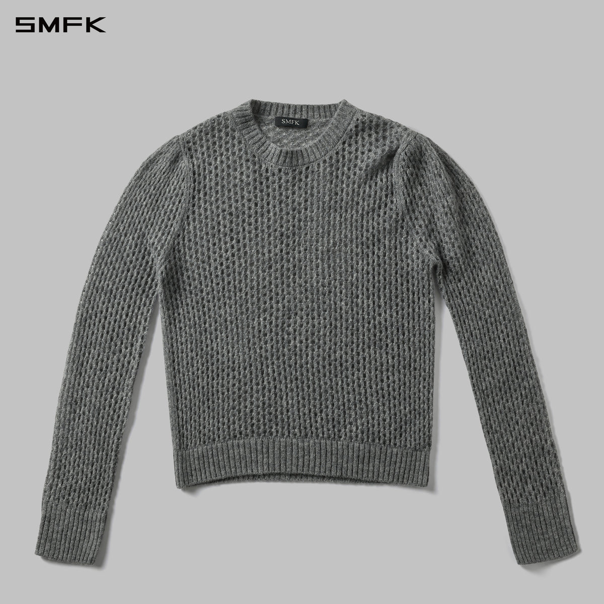 MUSE LOOSE MESH SWEATER/ALPACA FIBER+WOOL+NYLON