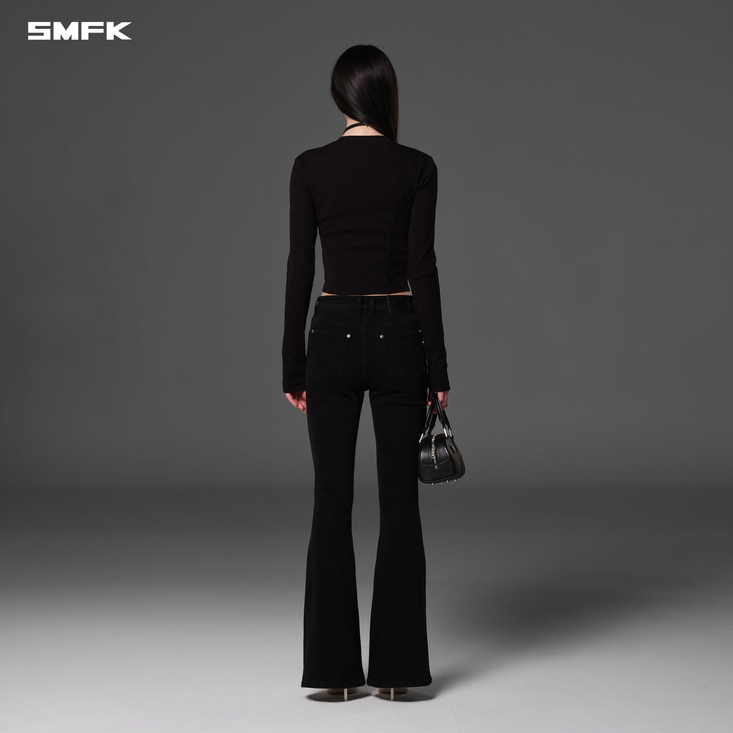 VINTAGE NOMADIC SILK ZIP PULLOVER/SILK COTTON - WILD BLACK