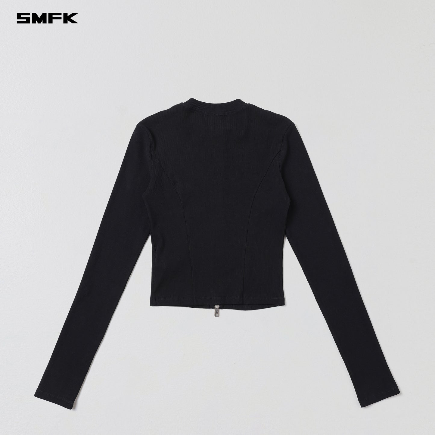 VINTAGE NOMADIC SILK ZIP PULLOVER/SILK COTTON - WILD BLACK