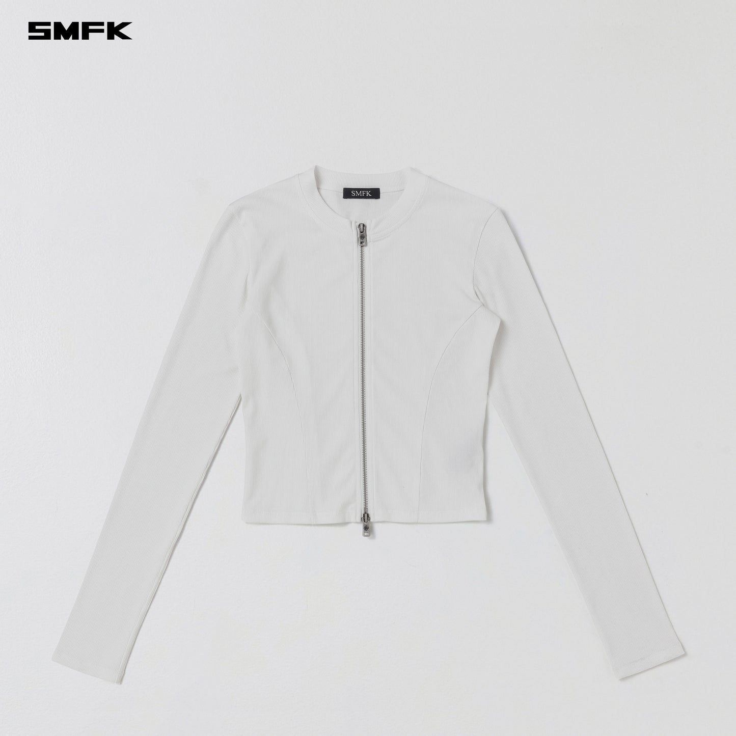 VINTAGE NOMADIC SILK ZIP PULLOVER/SILK COTTON - CLOUD WHITE