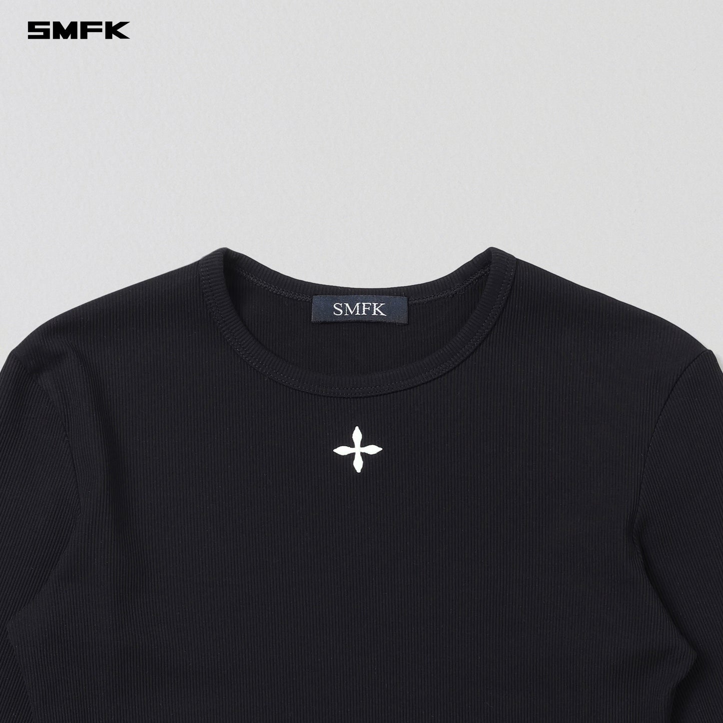 VINTAGE NOMADIC SLIM SILK PULLOVER/SILK COTTON WILD BLACK