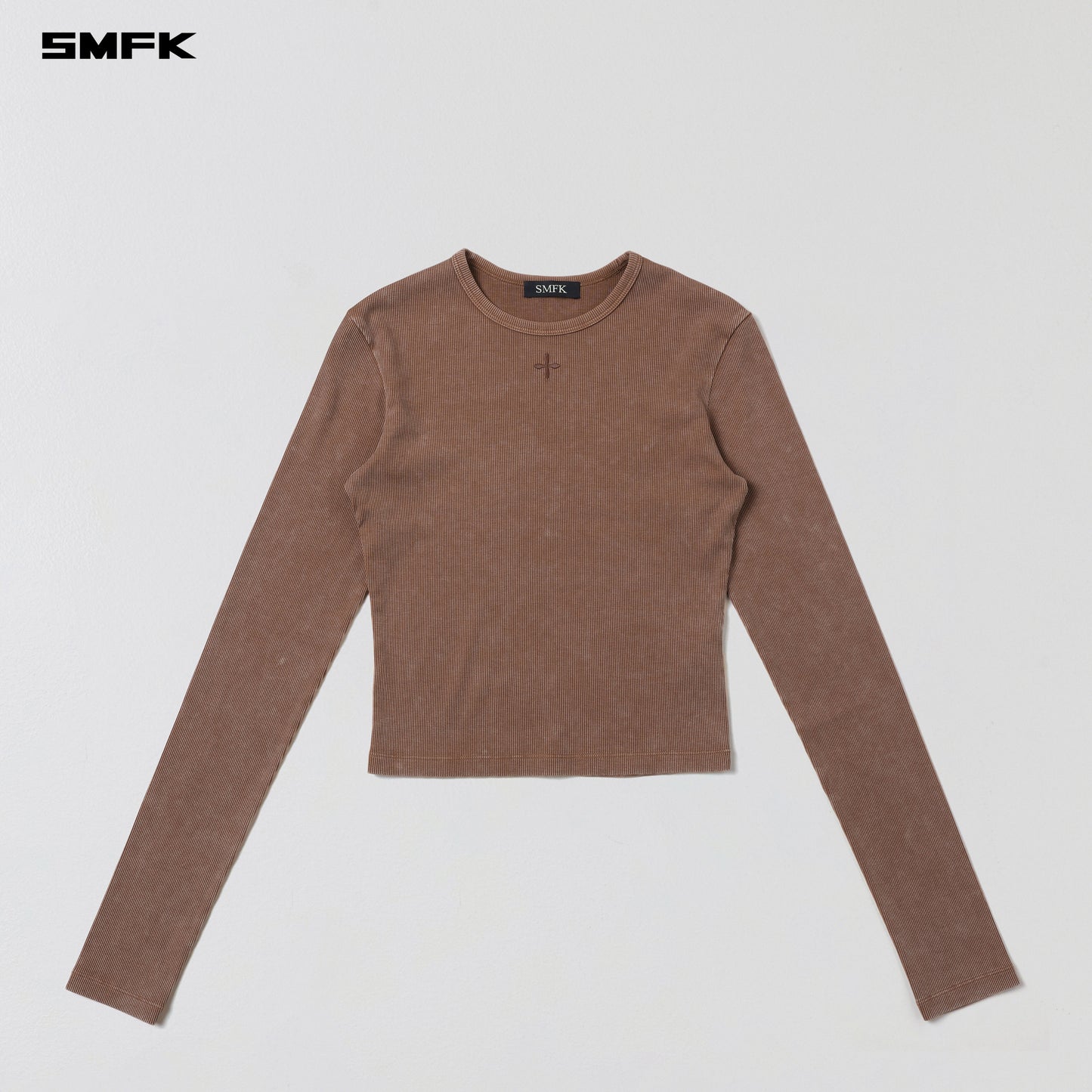 VINTAGE NOMADIC SLIM SILK PULLOVER/SILK COTTON VANISH BROWN