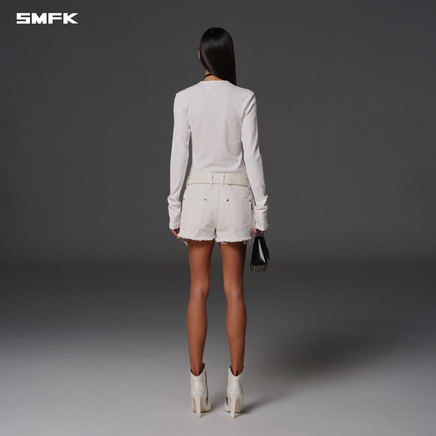 VINTAGE NOMADIC SLIM SILK PULLOVER/SILK COTTON CLOUD WHITE