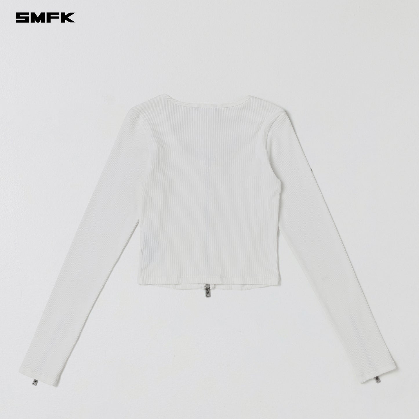 VINTAGE NOMADIC SLIM ZIP PULLOVER/LONG-STAPLE COTTON CLOUD WHITE