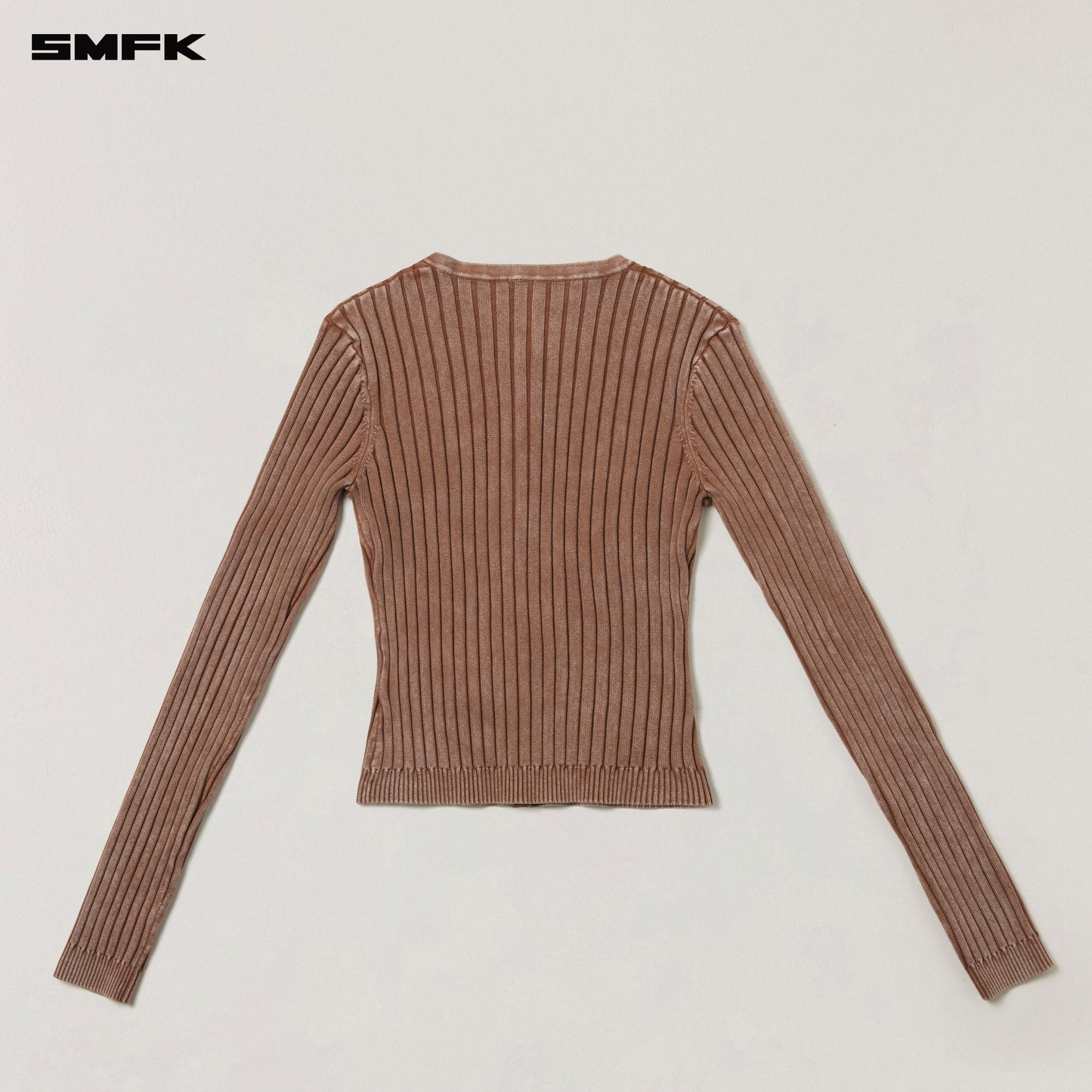 VINTAGE-SAVAGE KNIT CARDIGAN/STONE WASH/ VANISH BROWN