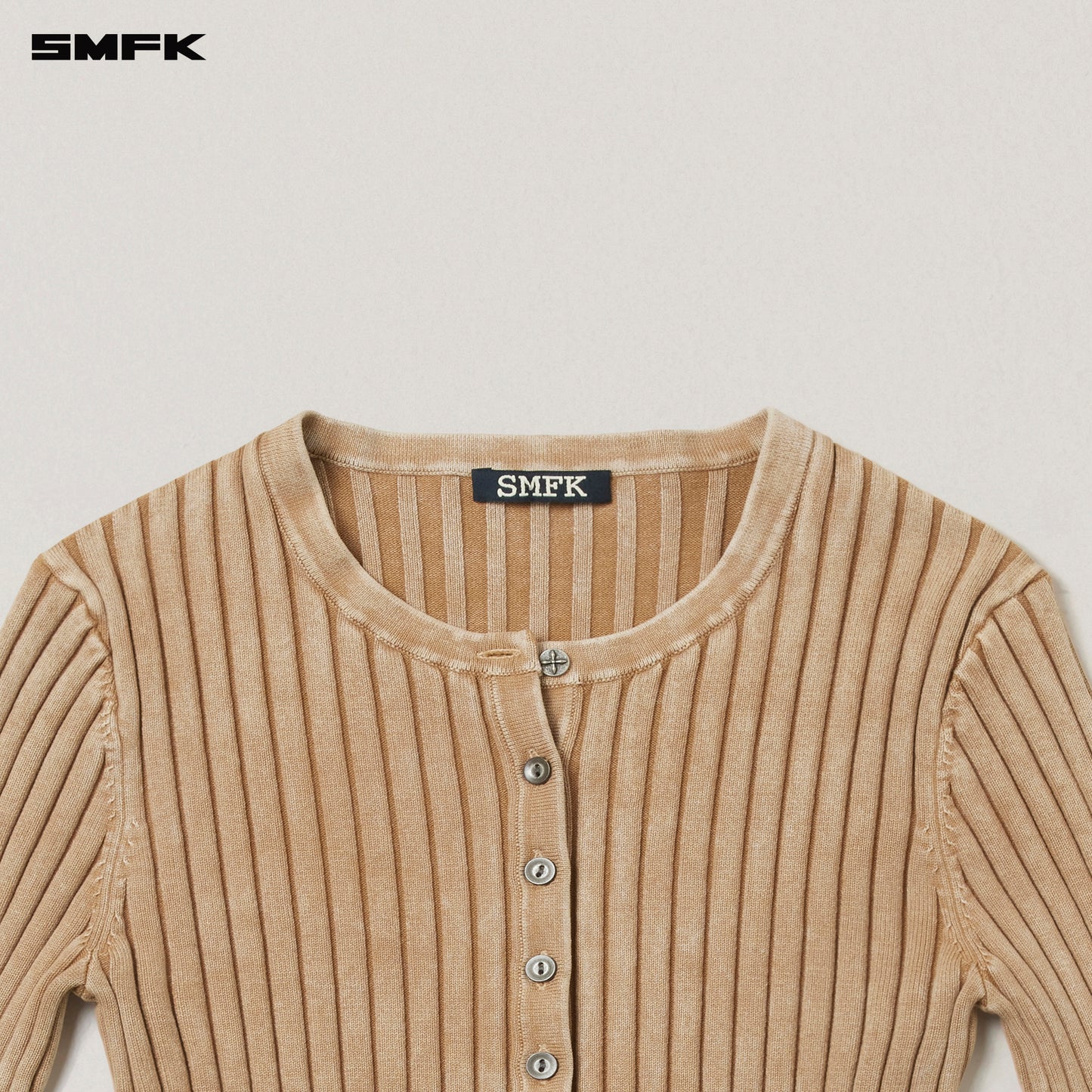 VINTAGE-SAVAGE KNIT CARDIGAN/STONE WASH/ VANISH SAND