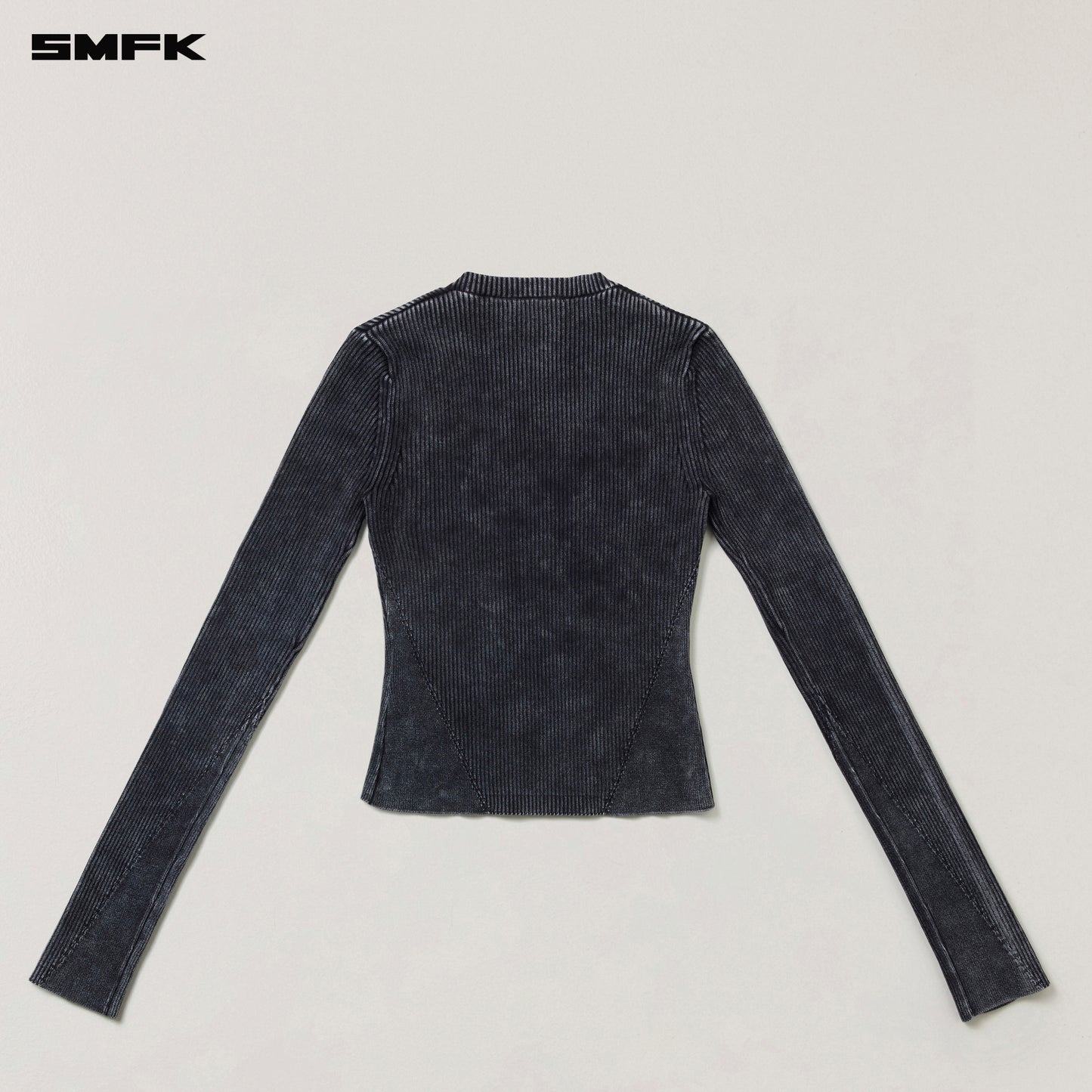 VINTAGE-SAVAGE KNIT PULLOVER/STONE WASH/ VANISH BLACK
