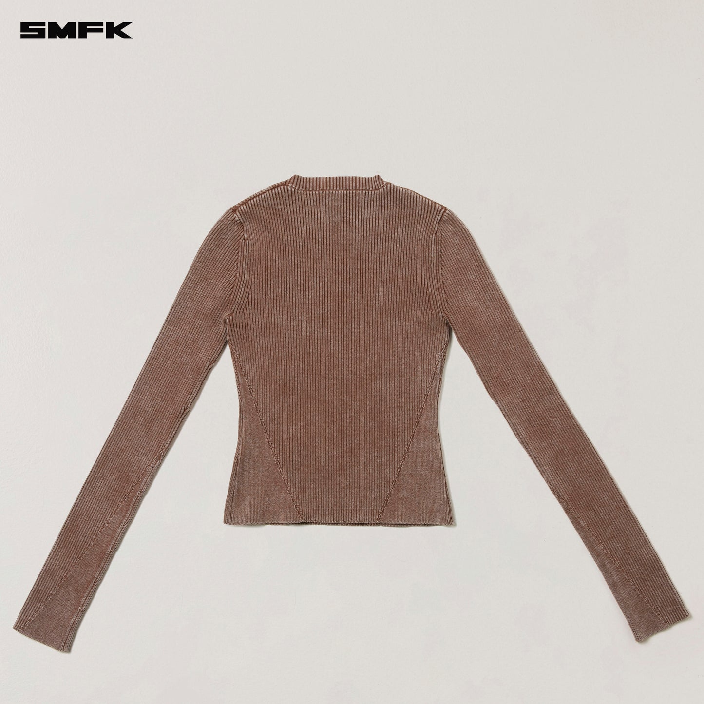 VINTAGE-SAVAGE KNIT PULLOVER/STONE WASH/ VANISH BROWN