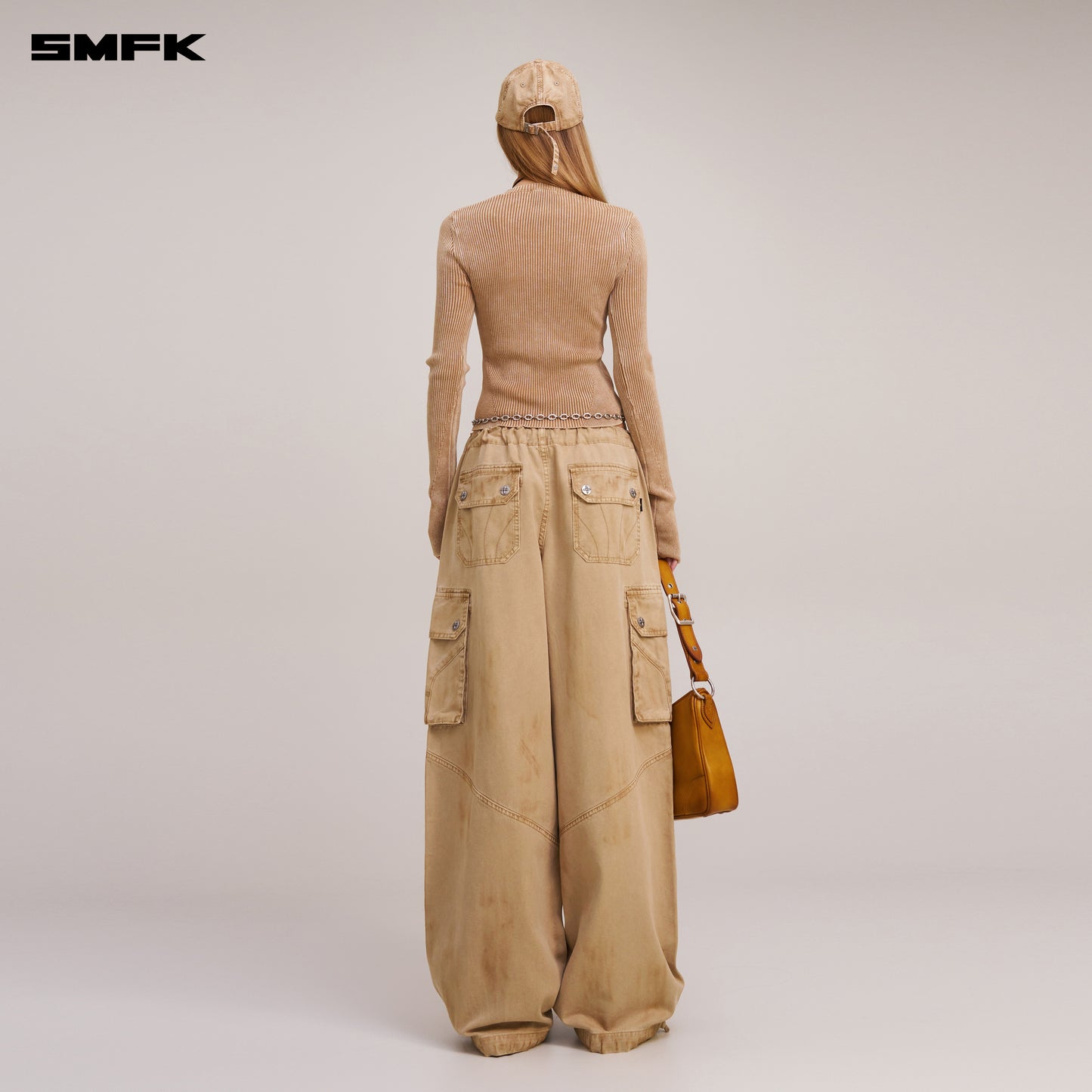 VINTAGE-SAVAGE KNIT PULLOVER/STONE WASH/ VANISH SAND