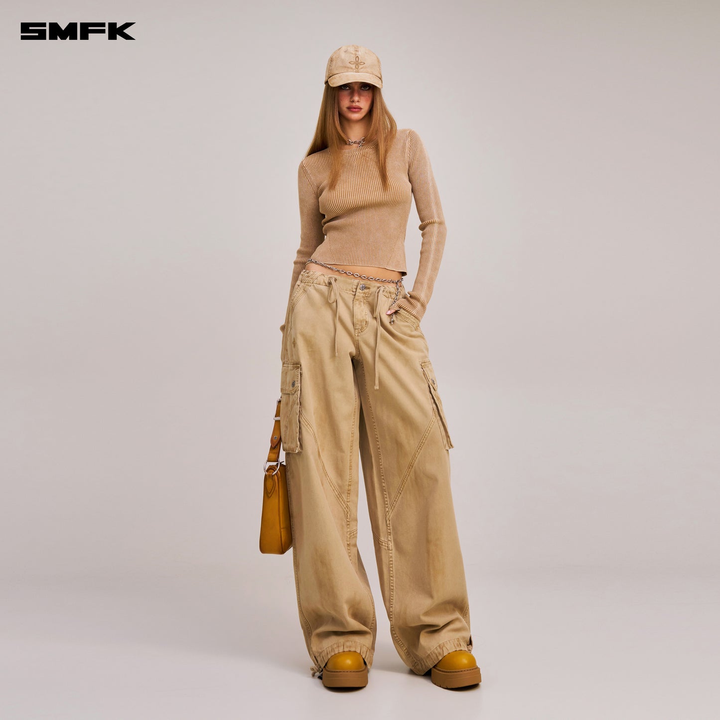 VINTAGE-SAVAGE KNIT PULLOVER/STONE WASH/ VANISH SAND