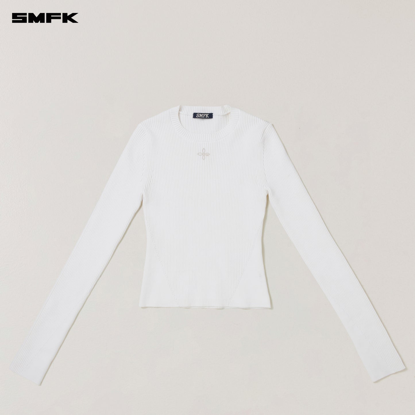VINTAGE-SAVAGE KNIT PULLOVER/STONE WASH/ VANISH WHITE