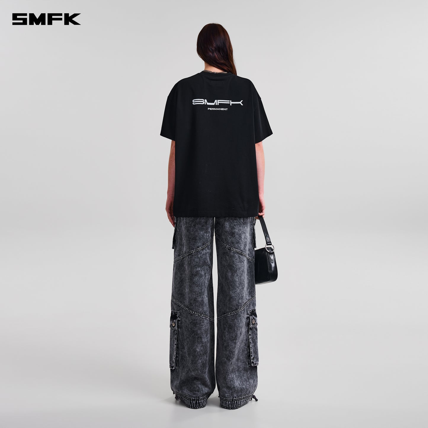 COMPASS MODE MASSIVE TEE-MAGNOLIA/COTTON/ WILD BLACK