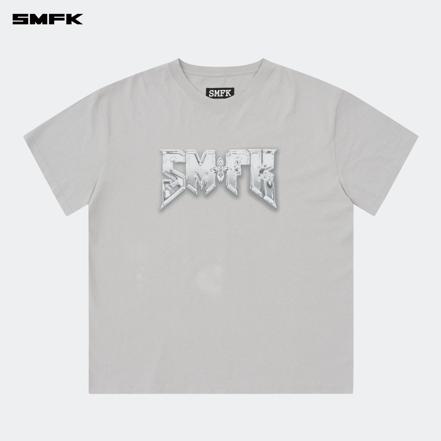 Compass SMFK Metallic Rock Wide Tee Dusty Gray