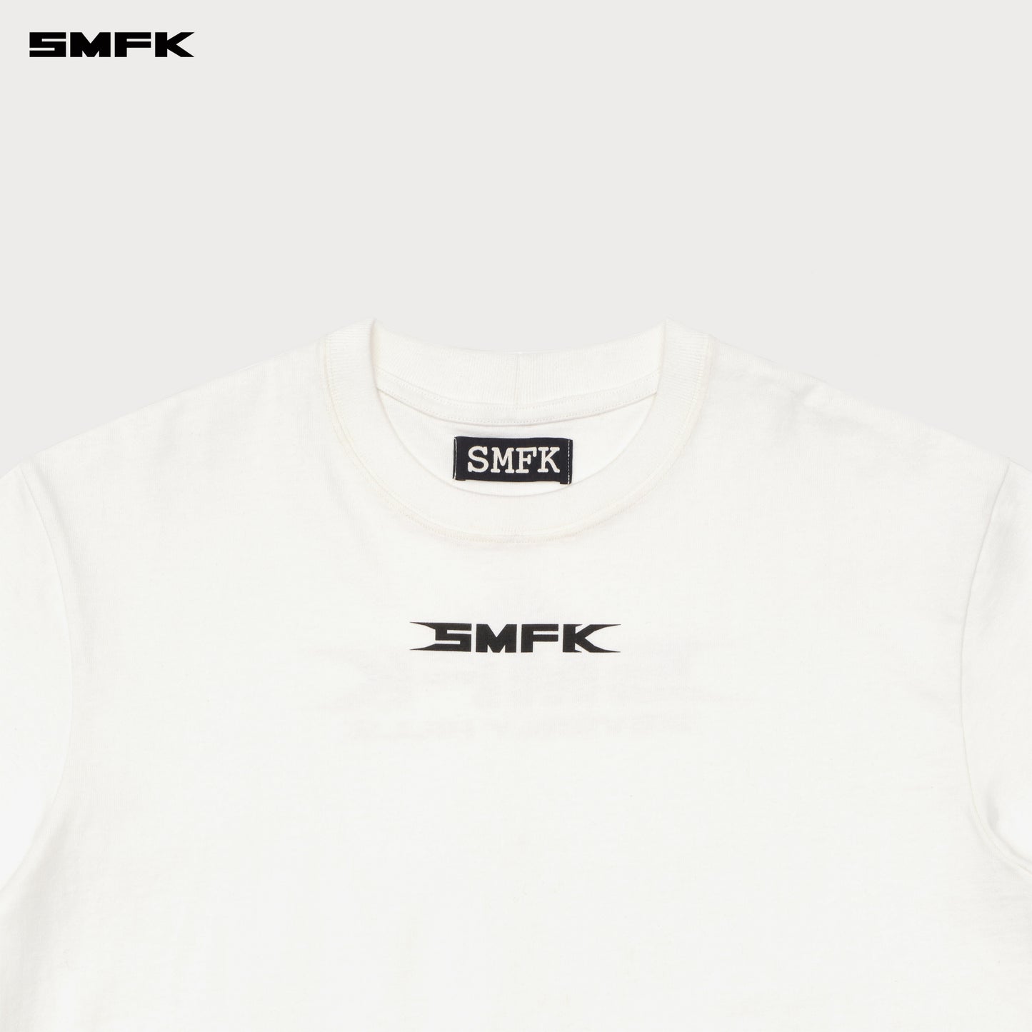 SMFK Beverly Hills Club Oversized Tee Snowy Mountain White