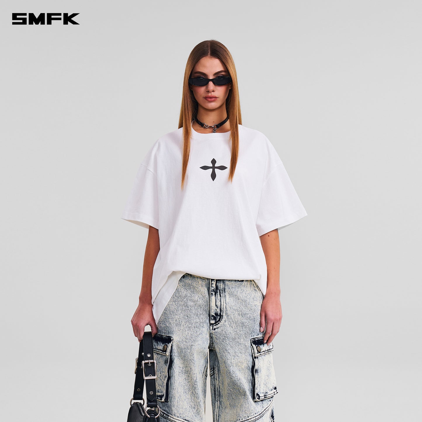 COMPASS MODE MASSIVE TEE-MAGNOLIA/COTTON/ CLOUD WHITE