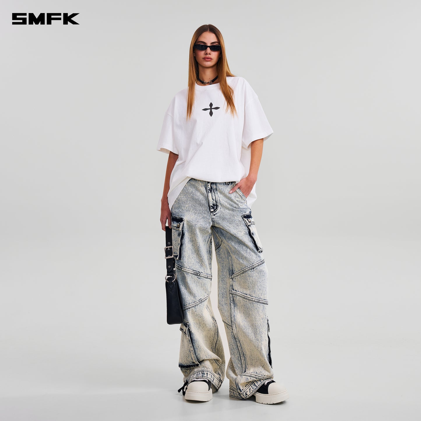 COMPASS MODE MASSIVE TEE-MAGNOLIA/COTTON/ CLOUD WHITE
