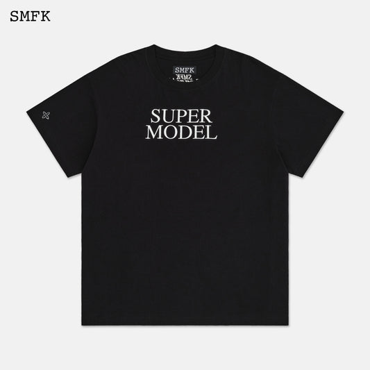 COMPASS SUPER MODEL TEE BLACK