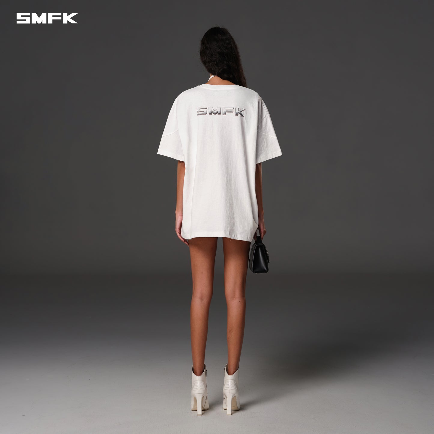 FUTURE REFLECTION LOOSE TEE/COTTON - CLOUD WHITE