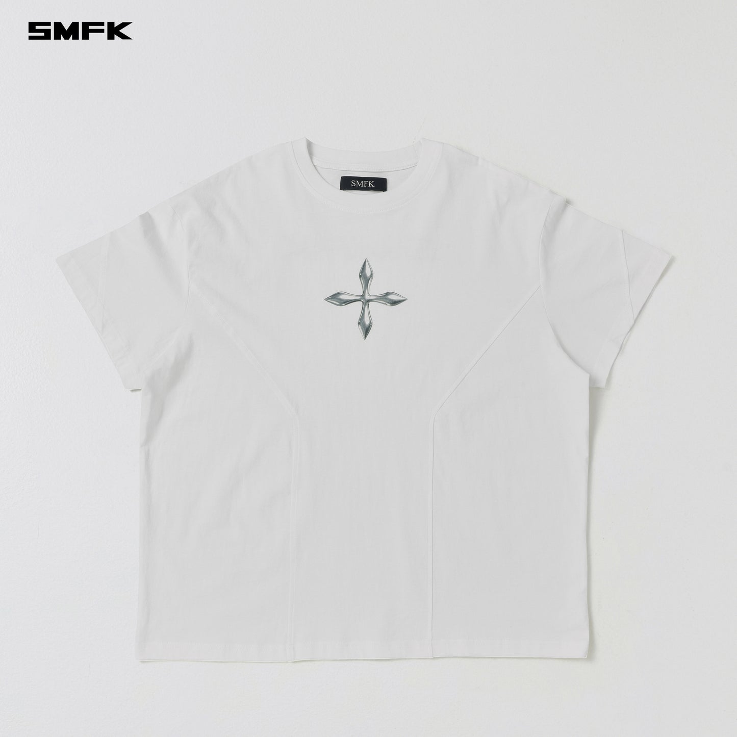 FUTURE REFLECTION LOOSE TEE/COTTON - CLOUD WHITE