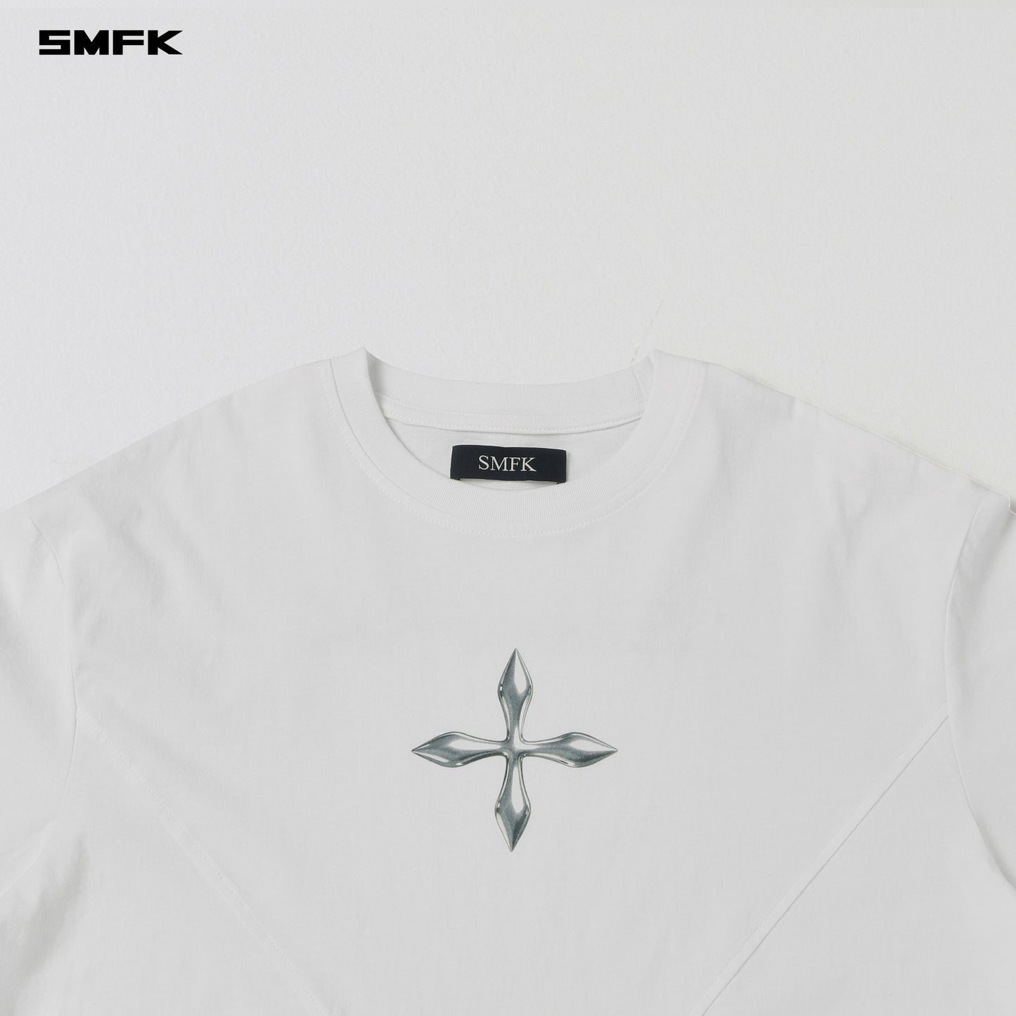 FUTURE REFLECTION LOOSE TEE/COTTON - CLOUD WHITE