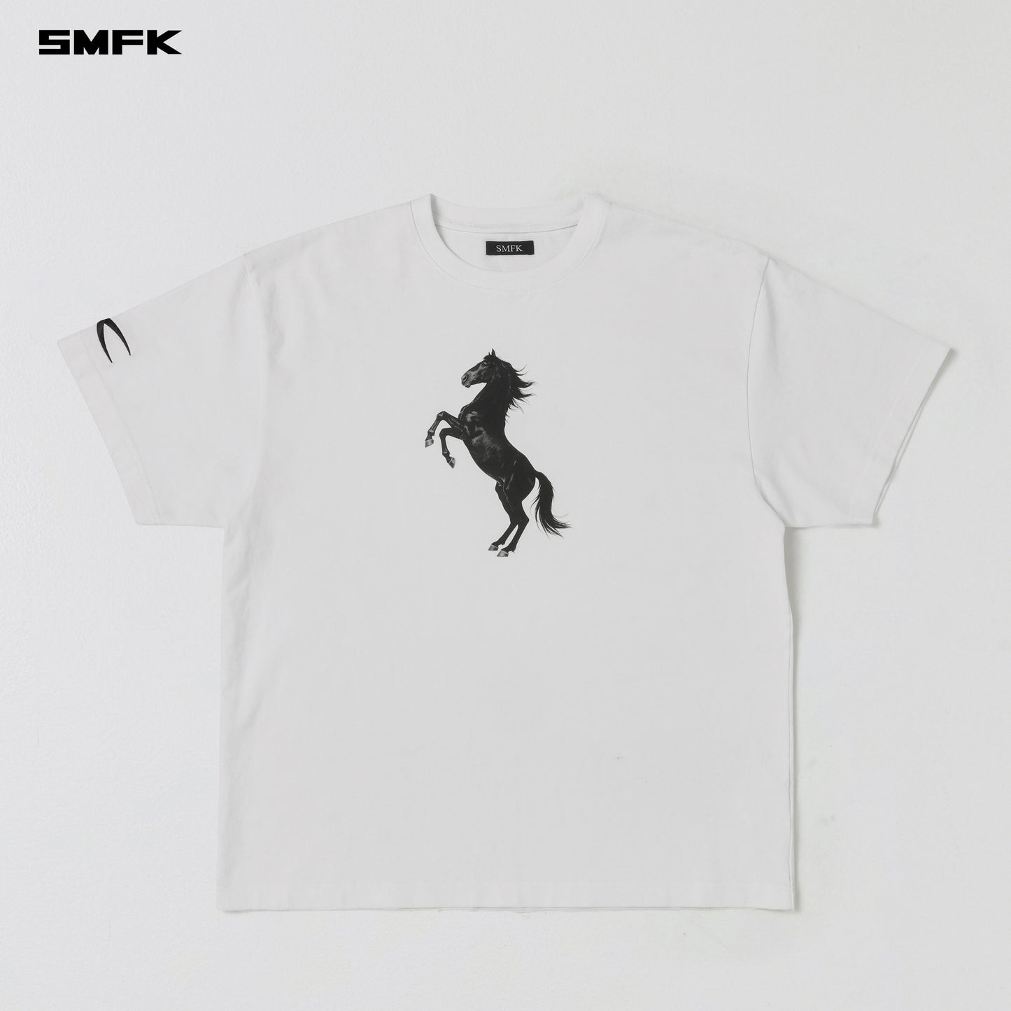 VINTAGE LOOSE DOUBLE-SIDE TEE/COMBED COOTTON - CLOUD WHITE