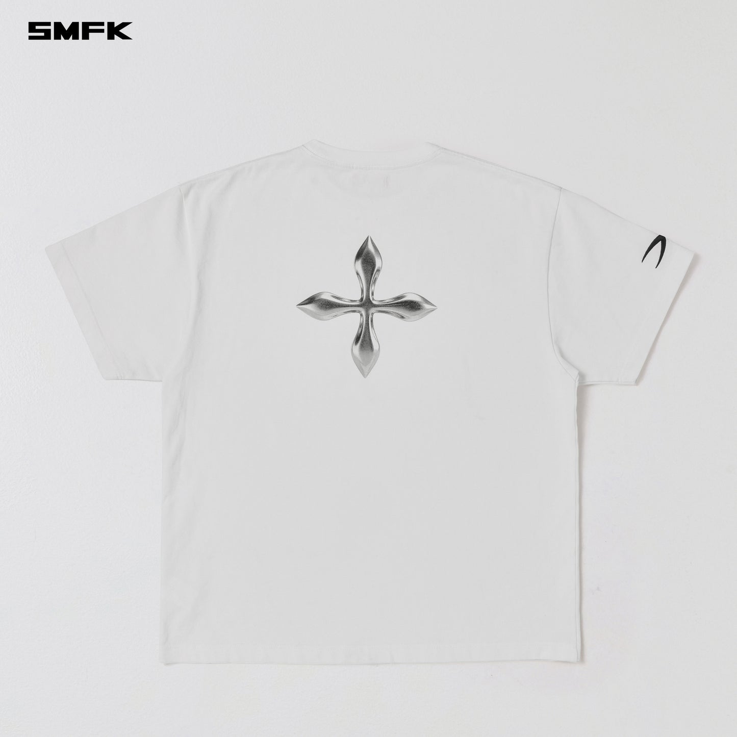 VINTAGE LOOSE DOUBLE-SIDE TEE/COMBED COOTTON - CLOUD WHITE