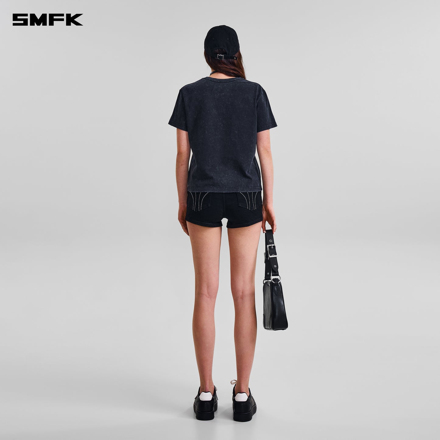 VINTAGE-SAVAGE TEE/STONE WASH/ VANISH BLACK