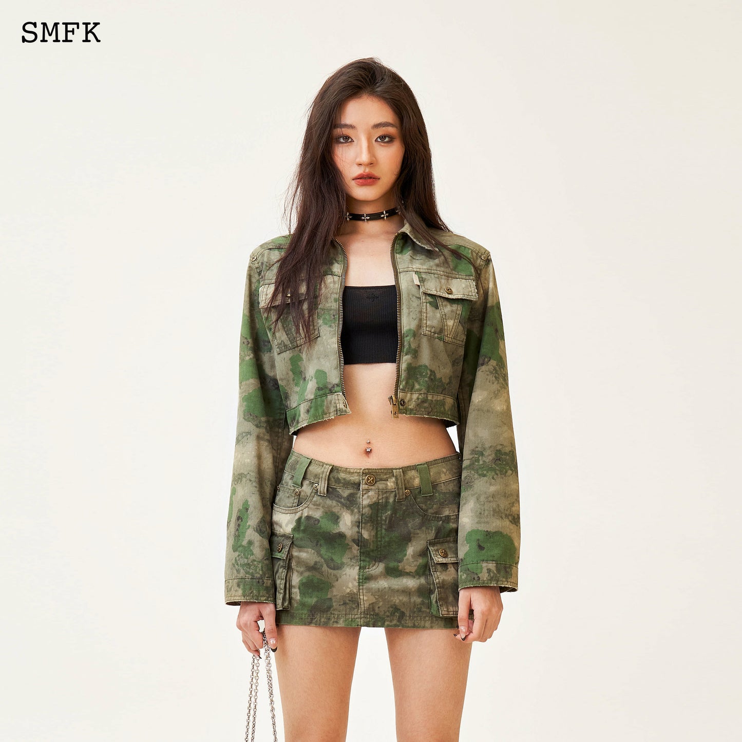 Compass Vipers Thermal Camouflage Work Short Skirt Thermal green camouflage