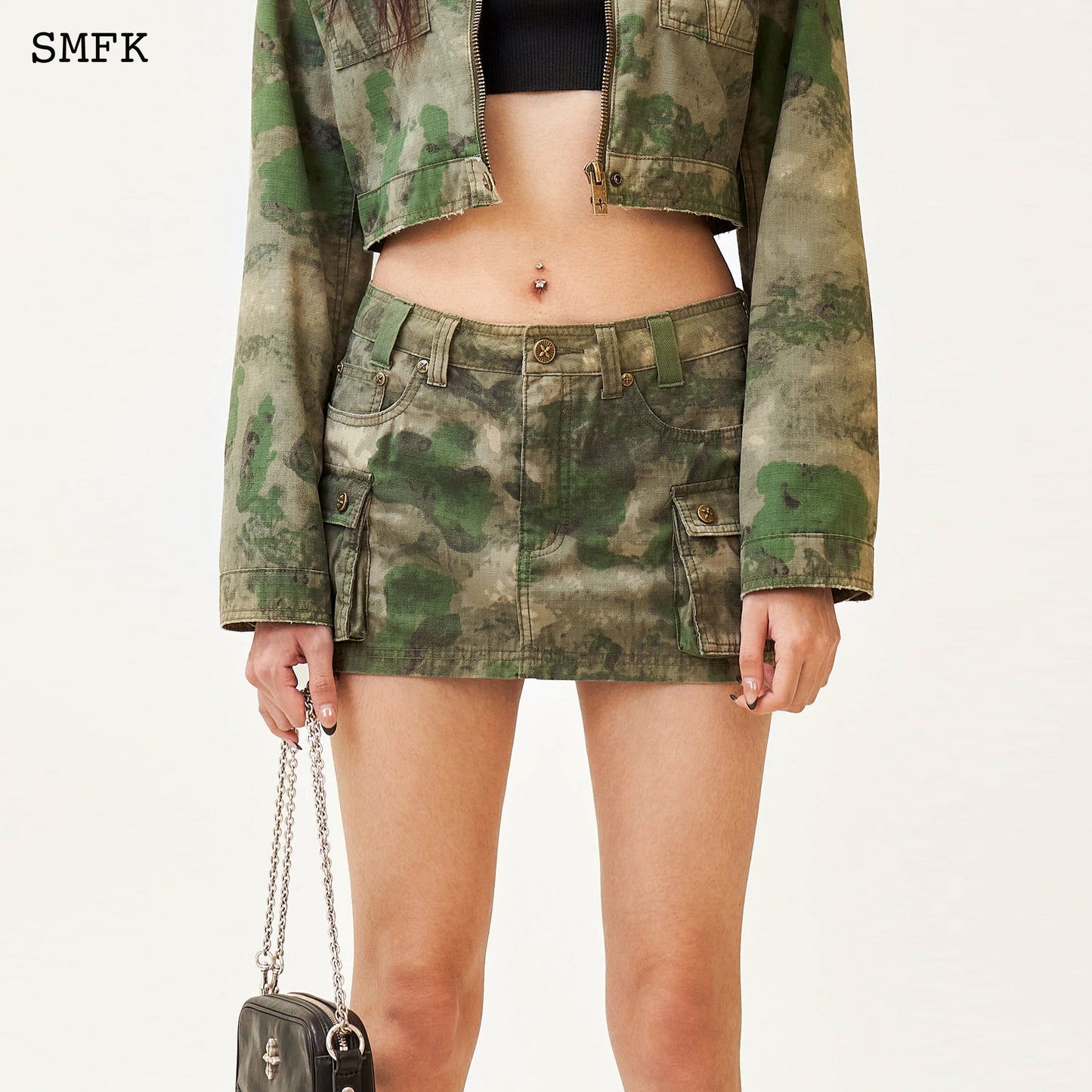 Compass Vipers Thermal Camouflage Work Short Skirt Thermal green camouflage