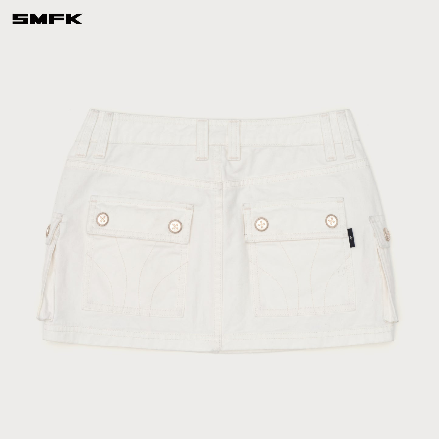 Compass Wild Road Cargo Skirt Snowy Mountain White