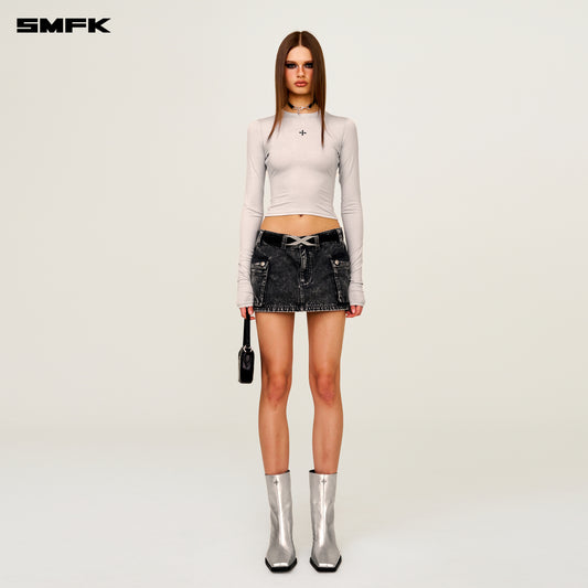 Compass Hunt Cargo Skirt Storm Grey