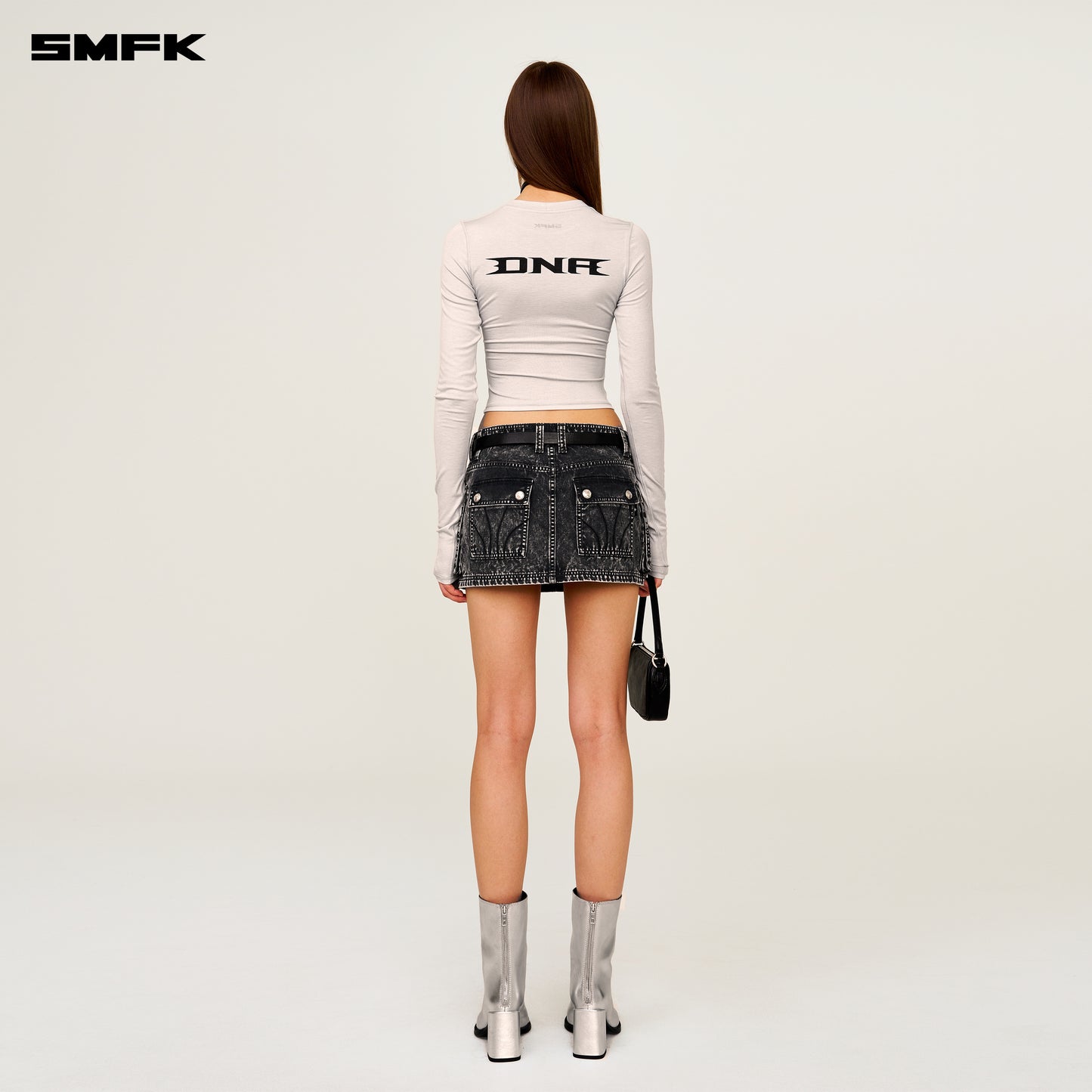 Compass Hunt Cargo Skirt Storm Grey