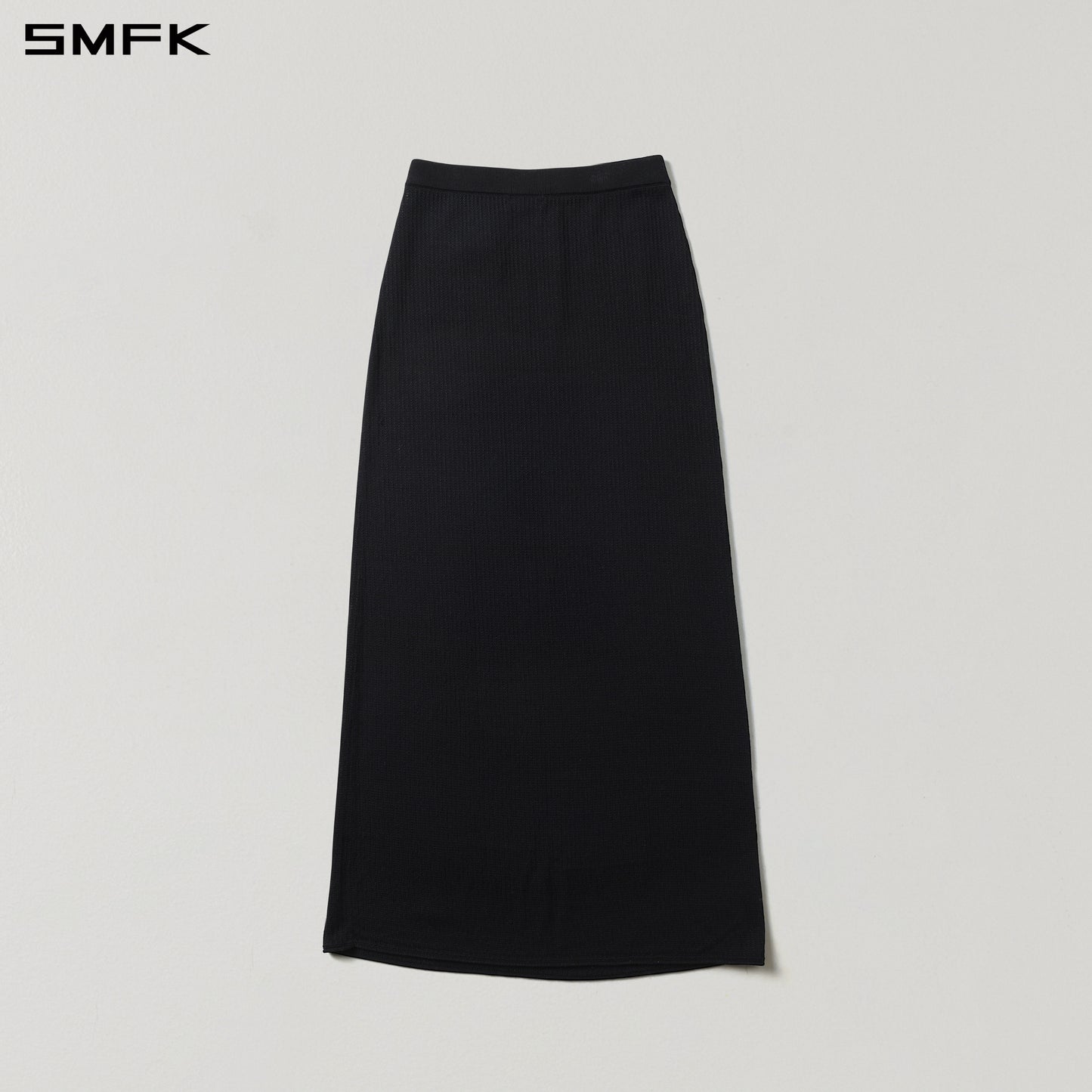 MYTH SEER STRT KNIT LONG DRESS/TENCEL+SILK