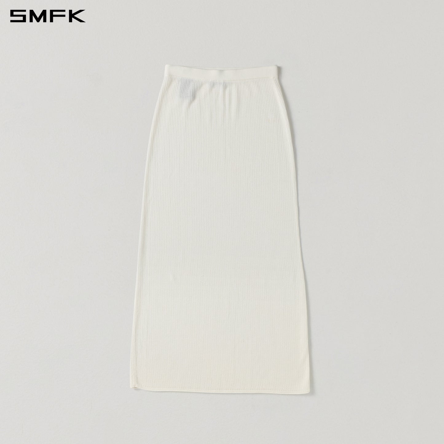 MYTH SEER STRT KNIT LONG DRESS/TENCEL+SILK