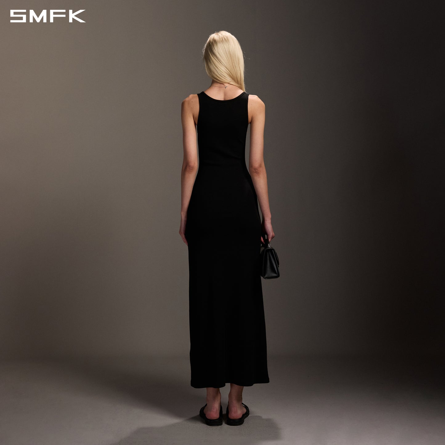 VINTAGE NOMADIC SILK TANK LONG DRESS/SILK+COTTON