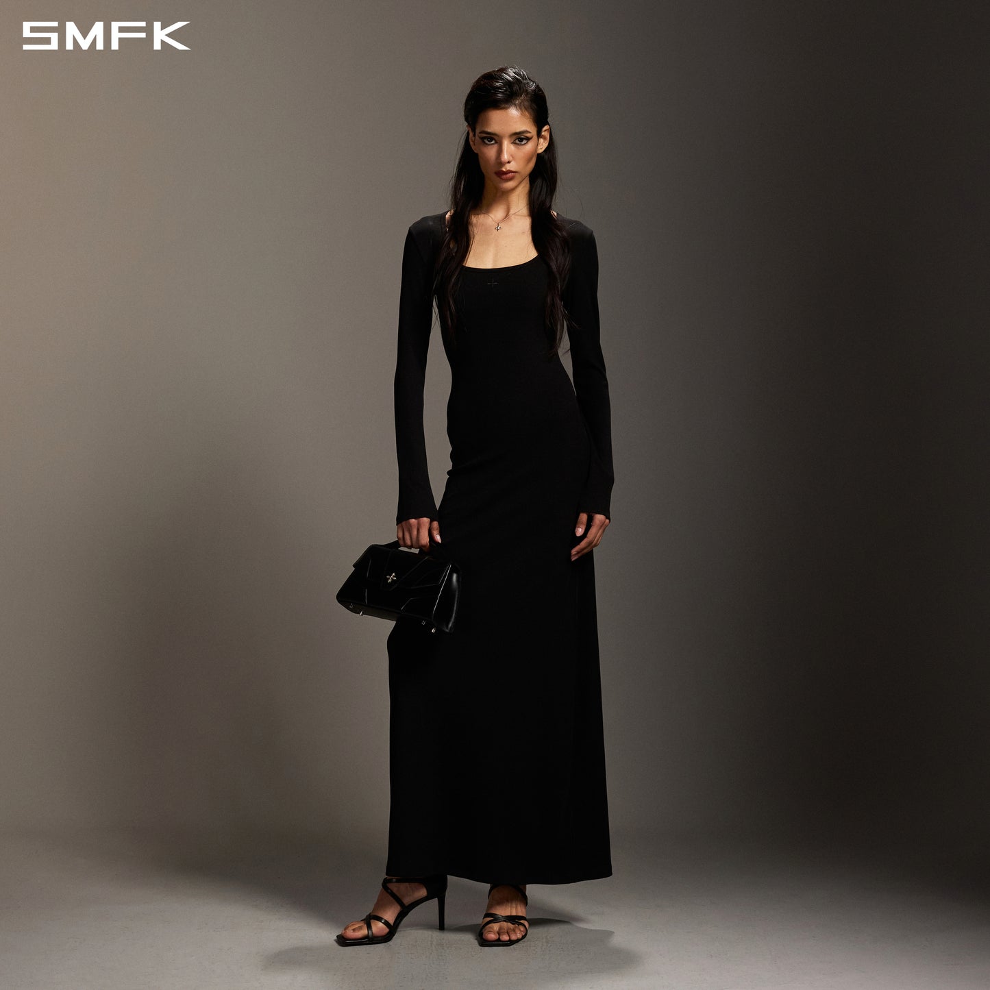 VINTAGE NOMADIC SILK LONG DRESS/SILK+COTTON