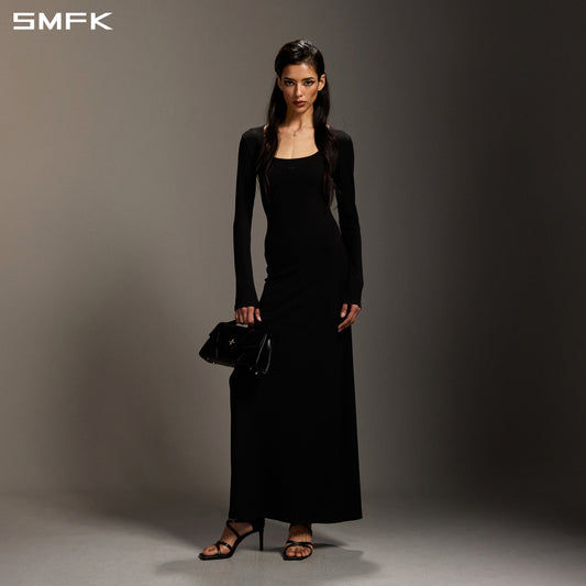 VINTAGE NOMADIC SILK LONG DRESS/SILK+COTTON