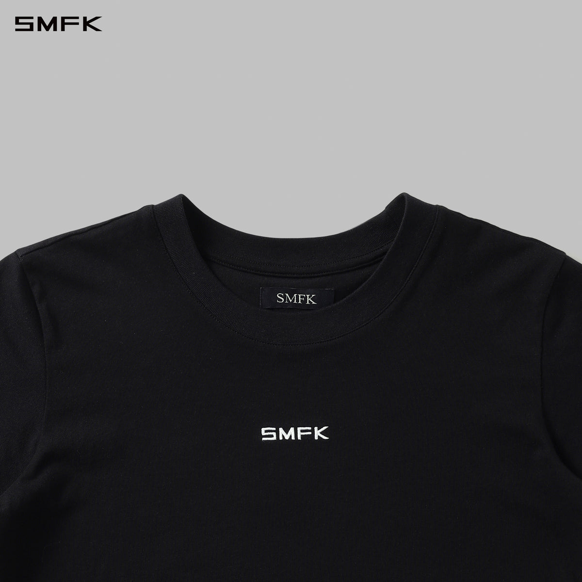PERMANENT SLIM LETTER T-SHIRT/COMBED COTTON/W