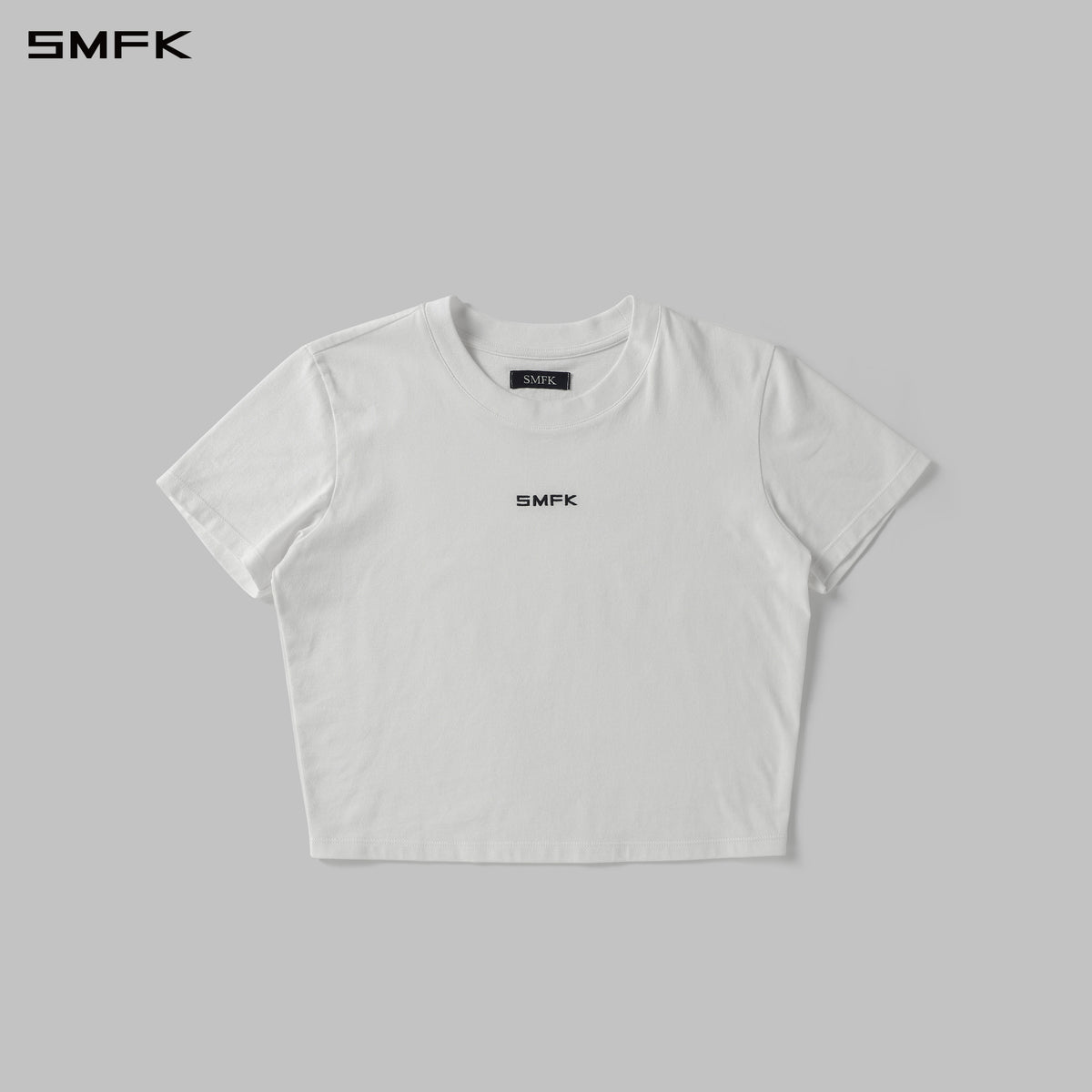 PERMANENT SLIM LETTER T-SHIRT/COMBED COTTON/W