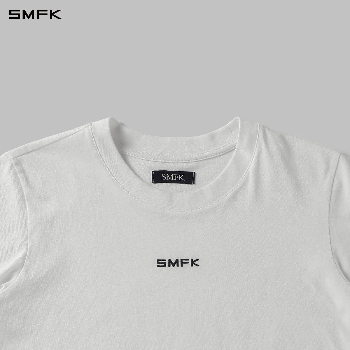 PERMANENT SLIM LETTER T-SHIRT/COMBED COTTON/W