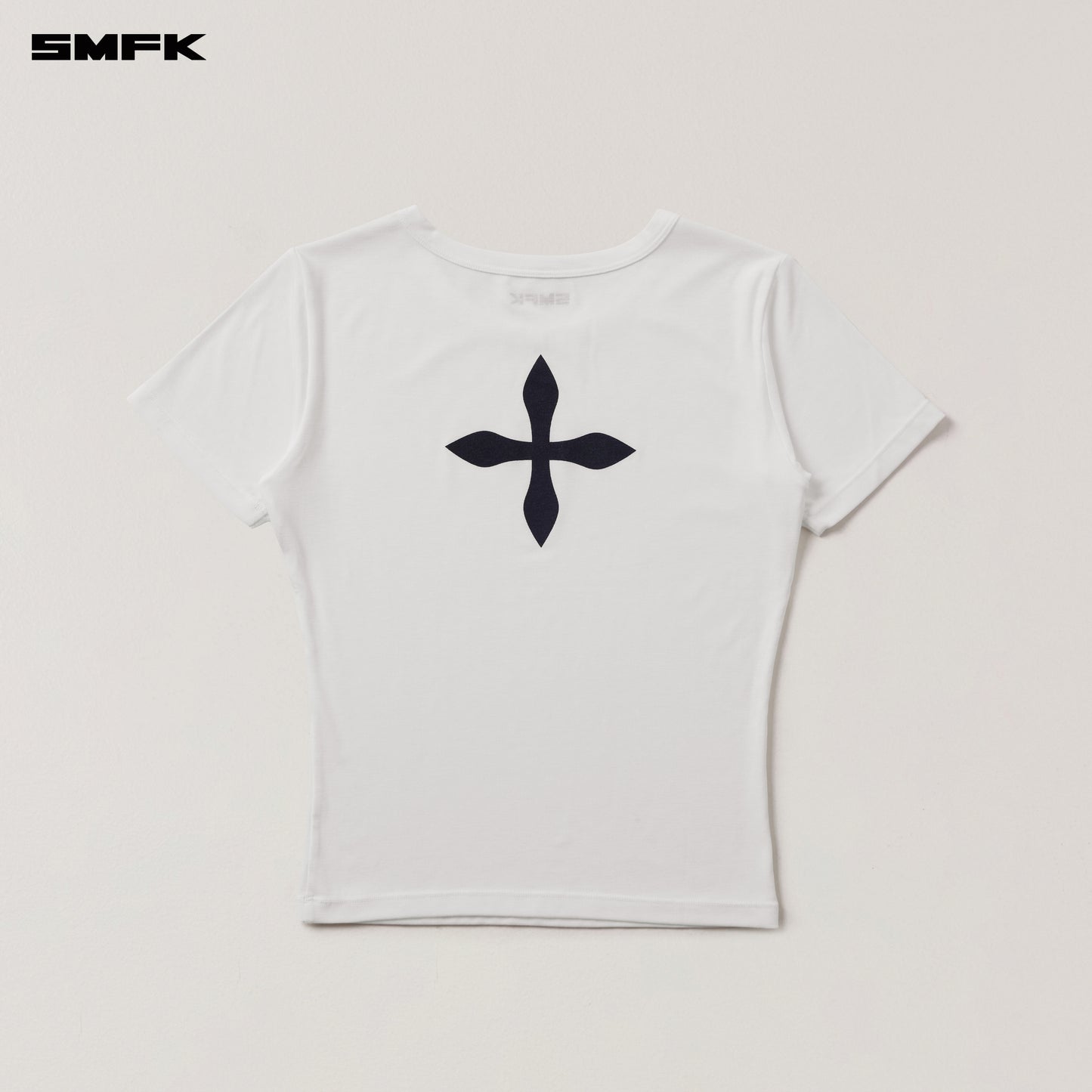 COMPASS STAMP ACETATE BODY SPORTS TEE / SNOW MOUNTAIN WHITE